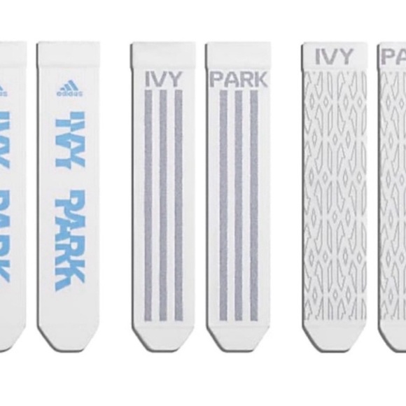 adidas Other - IVY PARK X ADIDAS 3-PAIR PACK IVY PARK CREW SOCKS SIZE S NWT